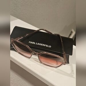 Karl Lagerfeld Pink Sunglasses NWOT!